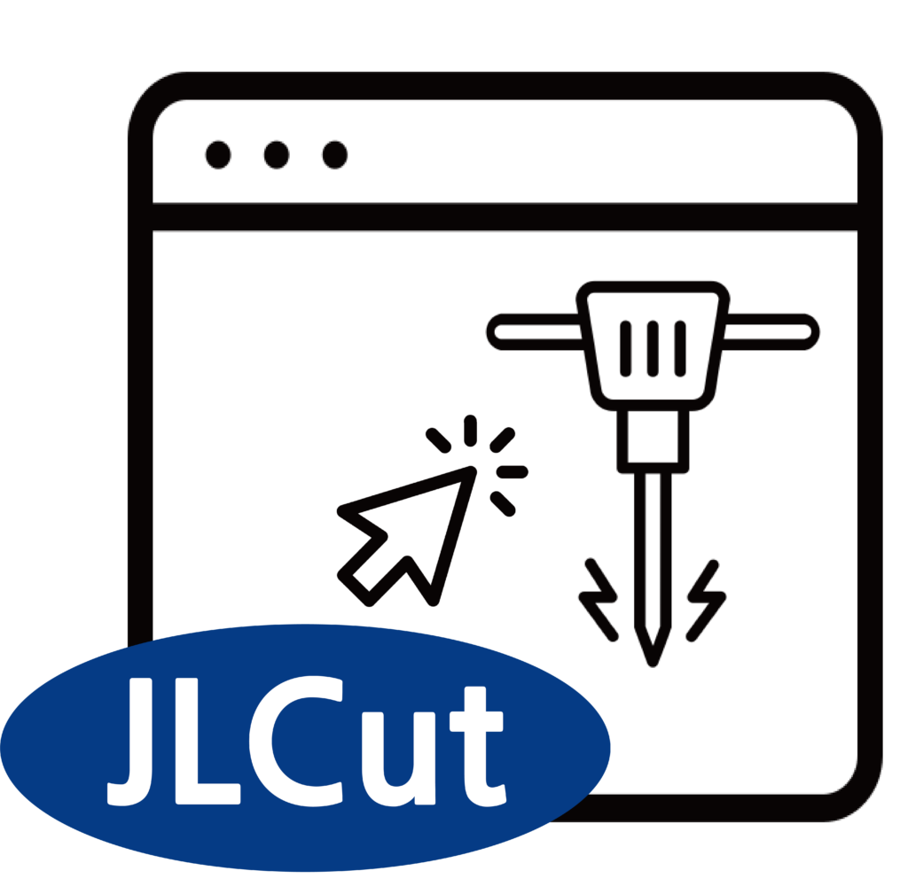 JLCut 아이콘(검정)
